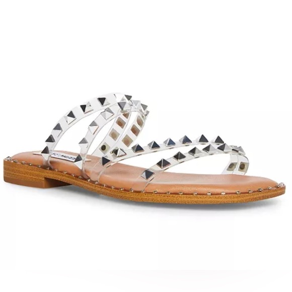 Steve Madden Shoes - Steve Madden Women's Skyler Studded Strappy Slide Sandals 9.5